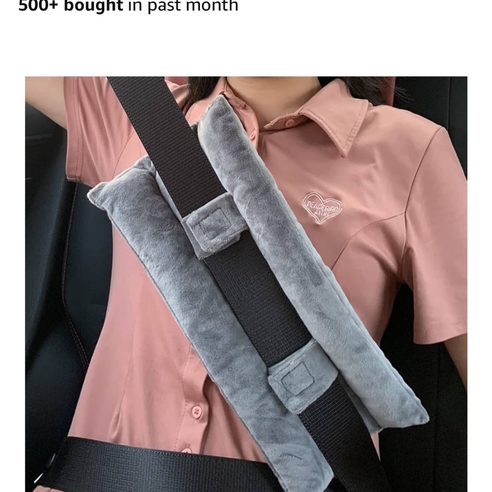 Gray Seat Belt Cushion